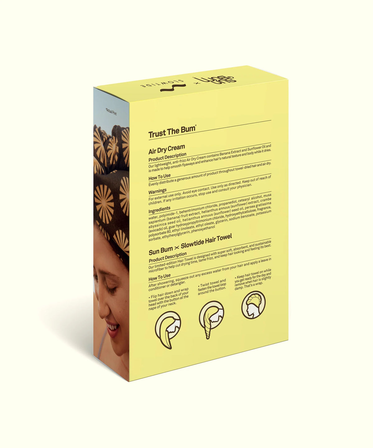 Hair Towel & Air Dry Cream Kit