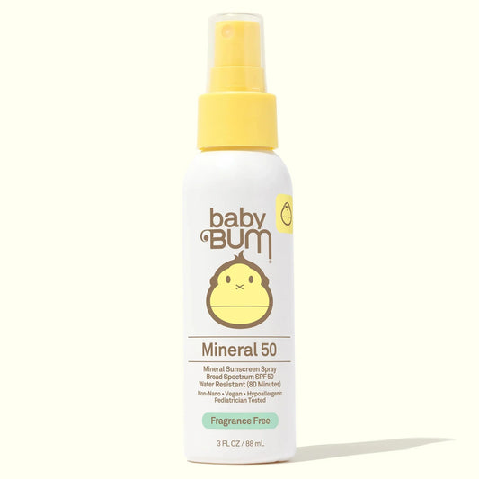 Baby Bum Mineral SPF 50 Sunscreen Spray 3 Oz